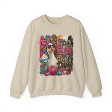 Load image into Gallery viewer, Too Glam to Give a Damn Goose Unisex Heavy Blend™ Crewneck Sweatshirt