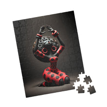 Load image into Gallery viewer, Lifted in Joy – Red & Black Inspirational Art Jigsaw Puzzle (110, 252, 520, 1014-piece)