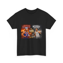 Load image into Gallery viewer, Knicks vs Spurs 2026 NBA Finals T-Shirt | Knicked Up vs Wemby Season Basketball Fan Unisex Heavy Cotton Tee