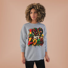 Load image into Gallery viewer, I Love My Locs Unisex EcoSmart® Crewneck Sweatshirt