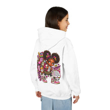 Load image into Gallery viewer, Smart Girls Change the World Youth Heavy Blend Hooded Sweatshirt
