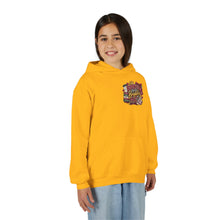 Load image into Gallery viewer, Booked for a Brighter Me Girls Hoodie | Inspirational Reading & Big Dreams Youth Heavy Blend Hooded Sweatshirt