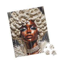 Load image into Gallery viewer, Silver Crowned Elegance – Luxury Sculptural Art Puzzle (110, 252, 520, 1014-piece)