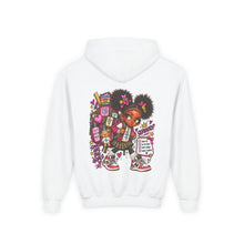 Load image into Gallery viewer, Smart Girls Change the World Youth Heavy Blend Hooded Sweatshirt