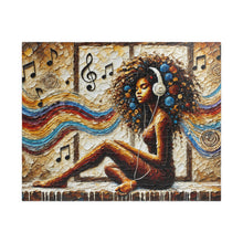 Load image into Gallery viewer, Rhythm of Her Soul – Colorful Afro Art Puzzle (110, 252, 520, 1014-piece)