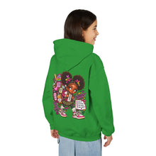 Load image into Gallery viewer, Smart Girls Change the World Youth Heavy Blend Hooded Sweatshirt