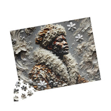 Load image into Gallery viewer, Strength Through the Storm – A Textured Black Art Puzzle (110, 252, 520, 1014-piece)
