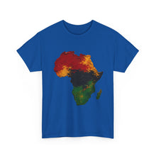 Load image into Gallery viewer, Juneteenth Africa Textured Paint Stroke T-Shirt | Pan African Art Shirt | Afrocentric Pride Tee | Black History Unisex Heavy Cotton Tee