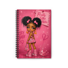 Load image into Gallery viewer, Cotton Candy Glam Cry Baby Spiral Notebook (II) - Ruled Line
