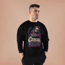 Load image into Gallery viewer, Cereal Killer Halloween Sweatshirt | Masked Horror Graphic Unisex EcoSmart® Crewneck Sweatshirt