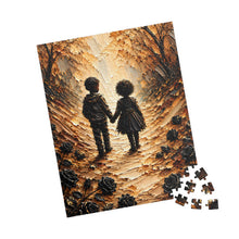 Load image into Gallery viewer, Wherever Life Leads – Inspirational Black Rose Art Puzzle (110, 252, 520, 1014-piece)