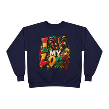 Load image into Gallery viewer, I Love My Locs Unisex EcoSmart® Crewneck Sweatshirt