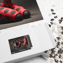 Load image into Gallery viewer, Lifted in Joy – Red & Black Inspirational Art Jigsaw Puzzle (110, 252, 520, 1014-piece)