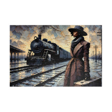 Load image into Gallery viewer, The Journey Ahead – Vintage Train Station Jigsaw Puzzle (110, 252, 520, 1014-piece)