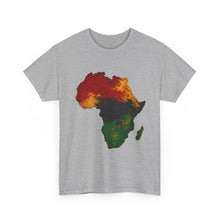 Load image into Gallery viewer, Juneteenth Africa Textured Paint Stroke T-Shirt | Pan African Art Shirt | Afrocentric Pride Tee | Black History Unisex Heavy Cotton Tee