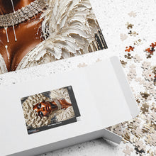 Load image into Gallery viewer, Silver Crowned Elegance – Luxury Sculptural Art Puzzle (110, 252, 520, 1014-piece)