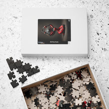 Load image into Gallery viewer, Lifted in Joy – Red & Black Inspirational Art Jigsaw Puzzle (110, 252, 520, 1014-piece)