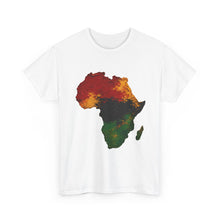 Load image into Gallery viewer, Juneteenth Africa Textured Paint Stroke T-Shirt | Pan African Art Shirt | Afrocentric Pride Tee | Black History Unisex Heavy Cotton Tee