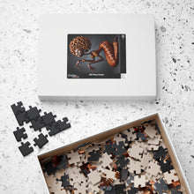 Load image into Gallery viewer, Sculpted in Gold – Afrocentric Bronze Art Puzzle (110, 252, 520, 1014-piece)