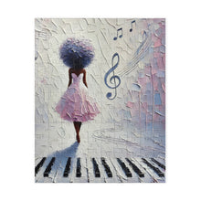 Load image into Gallery viewer, Melody of Dreams – Little Girl & Piano Jigsaw Puzzle (110, 252, 520, 1014-piece)