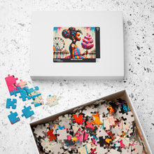 Load image into Gallery viewer, Cotton Candy Dreams – Carnival Colorful Textured Art Puzzle (110, 252, 520, 1014-piece)