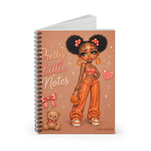 Load image into Gallery viewer, Sunset Coral Pretty Little Notes Spiral Notebook - Ruled Line
