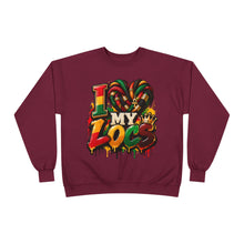 Load image into Gallery viewer, I Love My Locs Unisex EcoSmart® Crewneck Sweatshirt