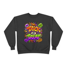 Load image into Gallery viewer, Halloween Trick or Treat Crewneck Sweatshirt
