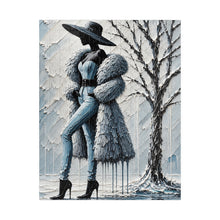 Load image into Gallery viewer, Frosted Elegance – Winter Fashion | Luxury Textured Art Puzzle (110, 252, 520, 1014-piece)