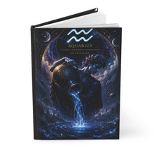 Load image into Gallery viewer, Between Stars and Water ( Aquarius) Hardcover Journal Matte