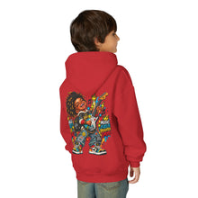 Load image into Gallery viewer, Small Kid Big Sound Kids Hoodie – Little Rockstar Music Graphic Youth Heavy Blend Hooded Sweatshirt