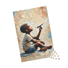 Load image into Gallery viewer, Dreams Take Flight – Inspirational Childhood Art Puzzle (110, 252, 520, 1014-piece)