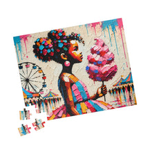 Load image into Gallery viewer, Cotton Candy Dreams – Carnival Colorful Textured Art Puzzle (110, 252, 520, 1014-piece)