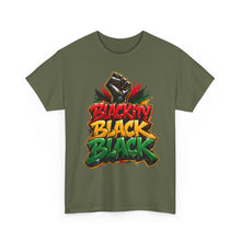 Load image into Gallery viewer, Blackity Black Black T-Shirt | Juneteenth Black Pride Graffiti Streetwear TeeUnisex Heavy Cotton Tee