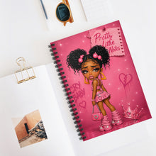 Load image into Gallery viewer, Cotton Candy Glam Cry Baby Spiral Notebook (II) - Ruled Line