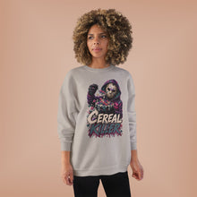Load image into Gallery viewer, Cereal Killer Halloween Sweatshirt | Masked Horror Graphic Unisex EcoSmart® Crewneck Sweatshirt