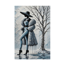 Load image into Gallery viewer, Frosted Elegance – Winter Fashion | Luxury Textured Art Puzzle (110, 252, 520, 1014-piece)