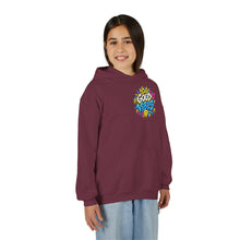 Load image into Gallery viewer, Good Vibes Youth Heavy Blend Hooded Sweatshirt