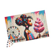 Load image into Gallery viewer, Cotton Candy Dreams – Carnival Colorful Textured Art Puzzle (110, 252, 520, 1014-piece)