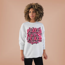 Load image into Gallery viewer, Prayed Up Pinked Out Breast Cancer Awareness Unisex EcoSmart® Crewneck Sweatshirt