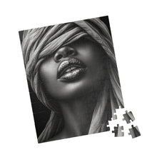 Load image into Gallery viewer, Silver Silence – Black & White Metallic Art Puzzle (110, 252, 520, 1014-piece)