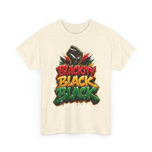 Load image into Gallery viewer, Blackity Black Black T-Shirt | Juneteenth Black Pride Graffiti Streetwear TeeUnisex Heavy Cotton Tee