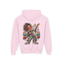 Load image into Gallery viewer, Small Kid Big Sound Kids Hoodie – Little Rockstar Music Graphic Youth Heavy Blend Hooded Sweatshirt