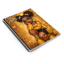 Load image into Gallery viewer, Golden Luxe Cry Baby Notes Spiral Notebook - Ruled Line