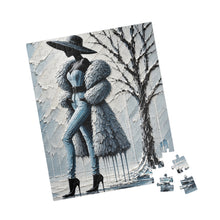 Load image into Gallery viewer, Frosted Elegance – Winter Fashion | Luxury Textured Art Puzzle (110, 252, 520, 1014-piece)