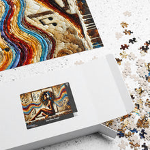 Load image into Gallery viewer, Rhythm of Her Soul – Colorful Afro Art Puzzle (110, 252, 520, 1014-piece)