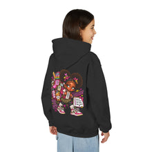 Load image into Gallery viewer, Smart Girls Change the World Youth Heavy Blend Hooded Sweatshirt