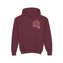Load image into Gallery viewer, Smart Girls Change the World Youth Heavy Blend Hooded Sweatshirt