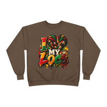 Load image into Gallery viewer, I Love My Locs Unisex EcoSmart® Crewneck Sweatshirt