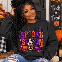 Load image into Gallery viewer, Spooky Season Halloween Unisex EcoSmart® Crewneck Sweatshirt